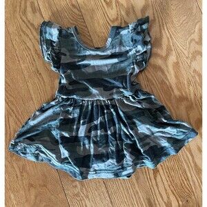 Little Sleepies Camo Twirl Dress - Size: 3-6 Months